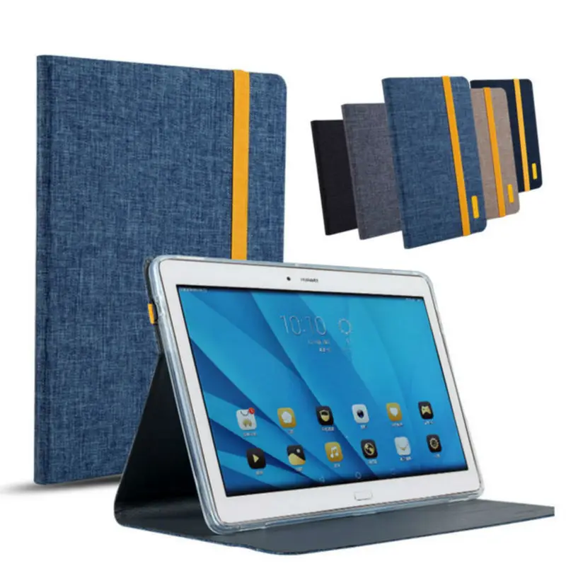 

Honor Tablet2 Flip TPU Jean Leather Case Cover 8'' Magnet Smart Protective Stand Fundas For Huawei Honor Tablet 2 JDN-W09 Cases