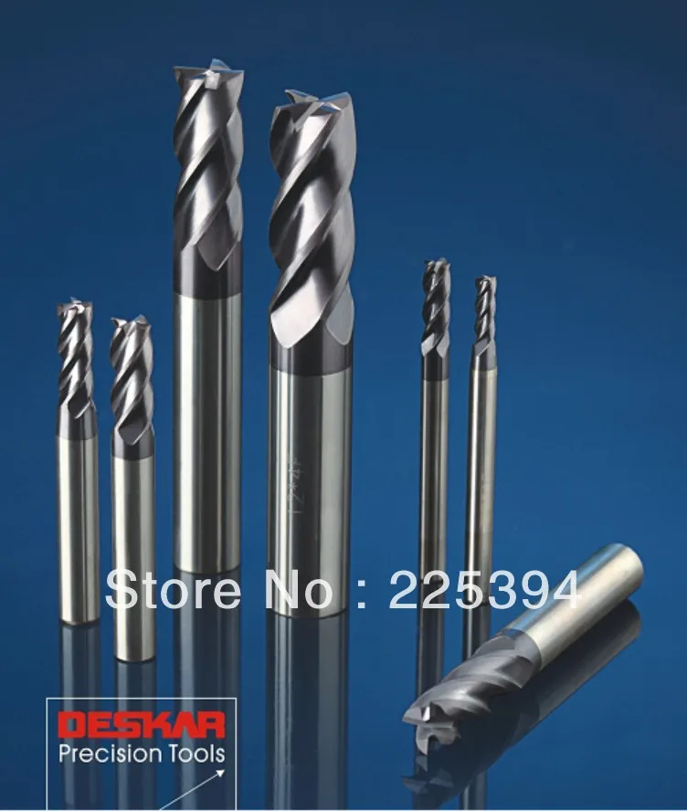 2F 3*4*8*50 HRC60 твердосплавные концевые фрезы карбидные квадратные торцевые 2 канавки