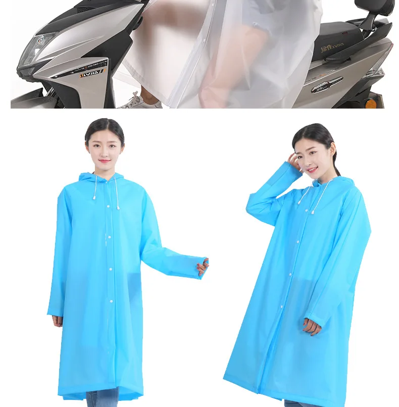 Женский модный прозрачный дождевик, велосипедное водонепроницаемое пончо, дождевик, пальто, пончо для пеших прогулок, экологичное дождевик
