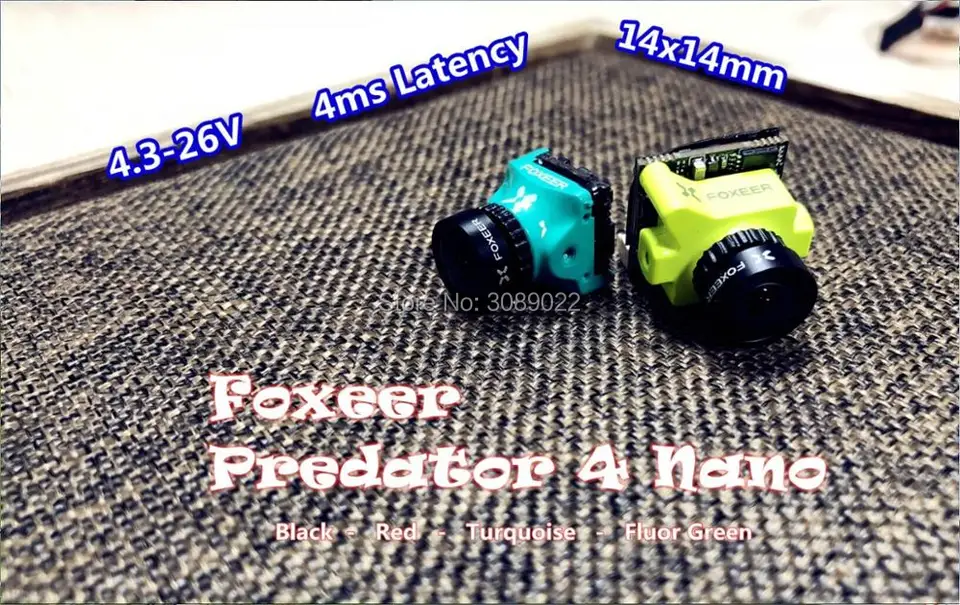 Foxeer Predator Nano V5 FPV Camera Super WDR OSD 4ms Latency