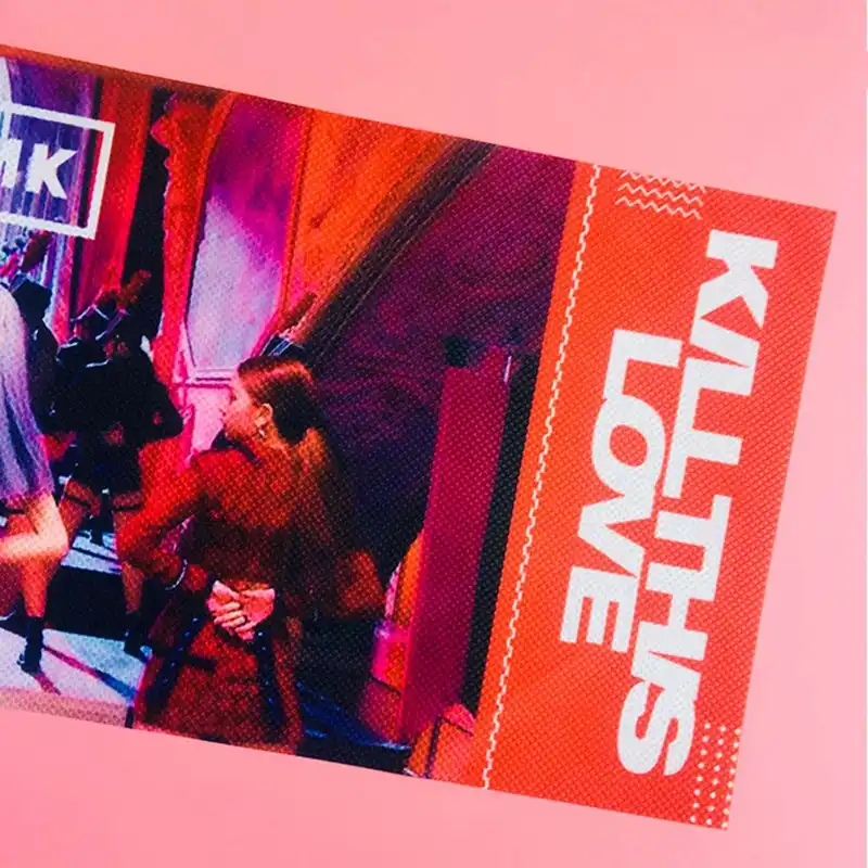 1 Piece Kpop Blackpink Concert Support Hand Banner Fabric Hang Up