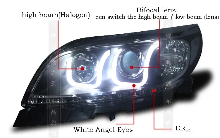 2011-2014 год фар автомобиля для Chevrolet Malibu фары светодиодный DRL ходовые огни Биксеноновая луча Противотуманные фары