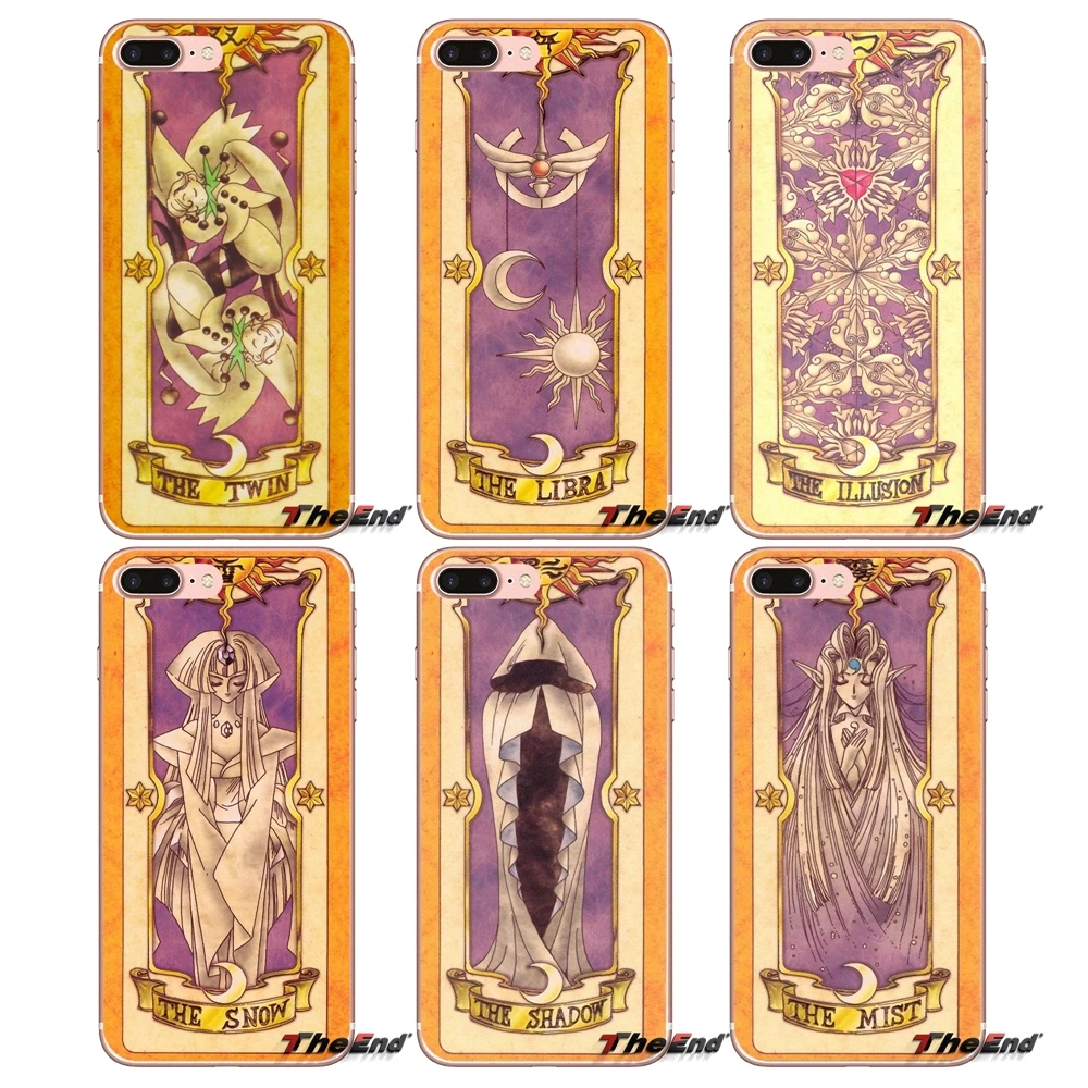 

For Samsung Galaxy Note 3 4 5 Grand Core Prime S3 S4 S5 MINI S6 S7 edge S8 S9 Plus sakura cardcaptor The Voice Card Soft Case