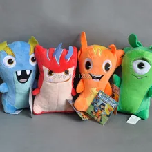 EMS 30/lot Новые 4 шт. Slugterra дубинка burpy doc Дж Мягкая кукла игрушка 7''