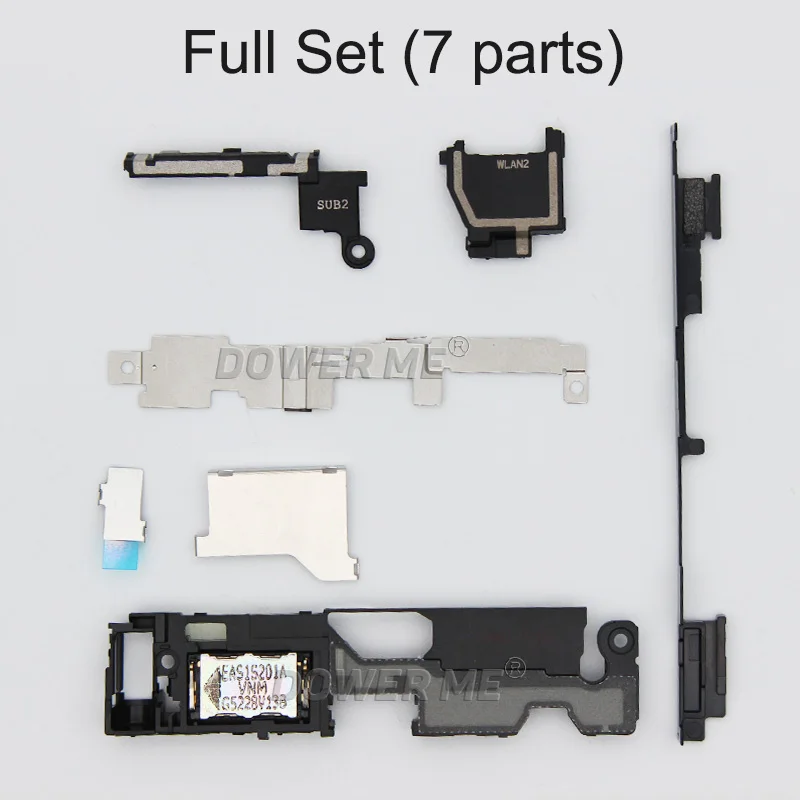 Dower Me держатель громкоговорителя Пряжка маленькие пластиковые металлические части gps wifi антенна для sony Xperia Z5 Z5Dual E6633 E6653 E6683 5,2" - Цвет: Full Set
