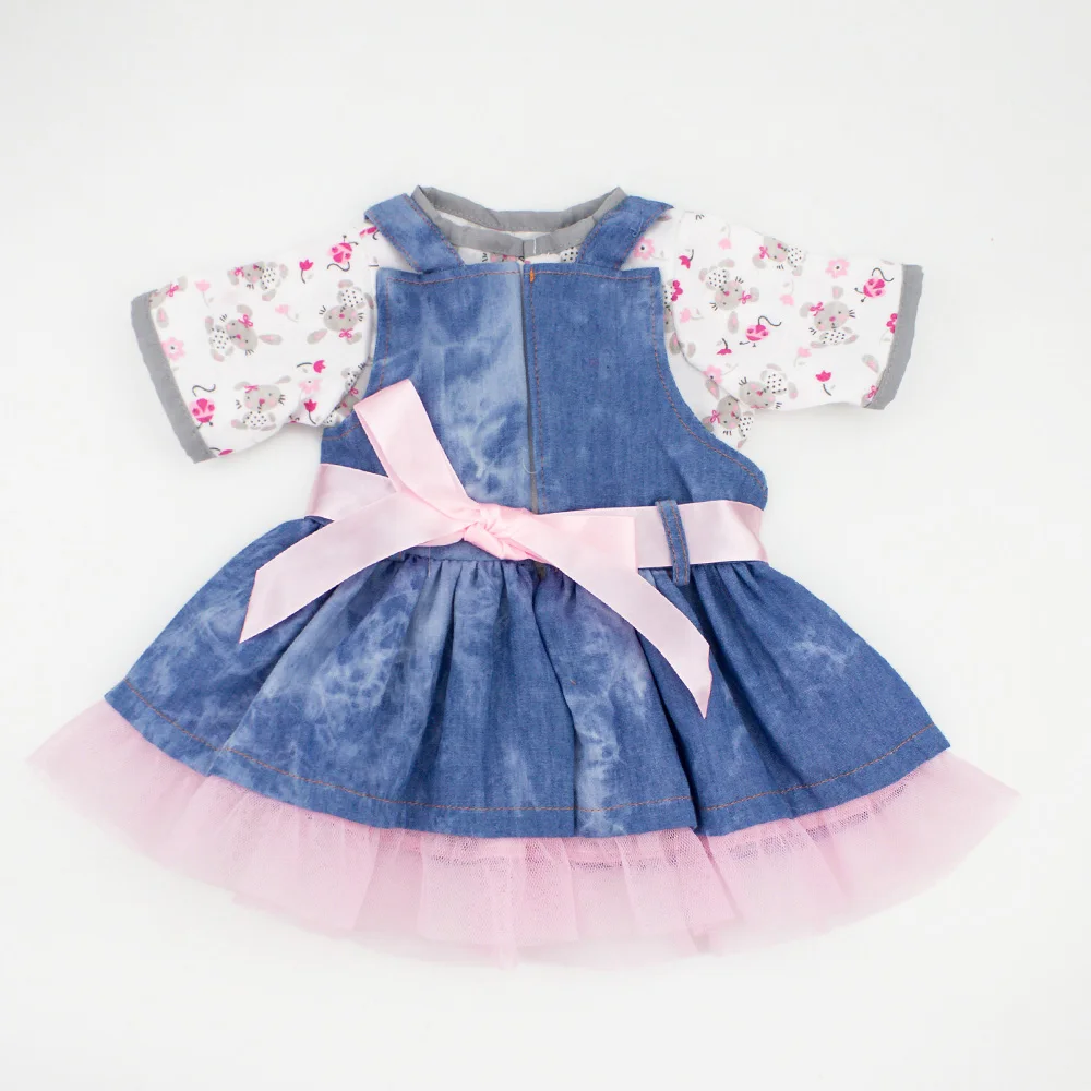 Lovely Lace Dress Hat Suit Clothes for 20/"-22/" Reborn Baby Girl Doll Outfit