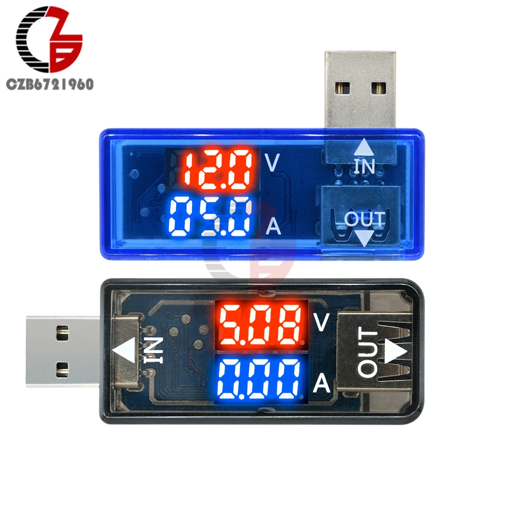USB тестер для измерения напряжения и силы тока 5 В|Измерители напряжения| |
