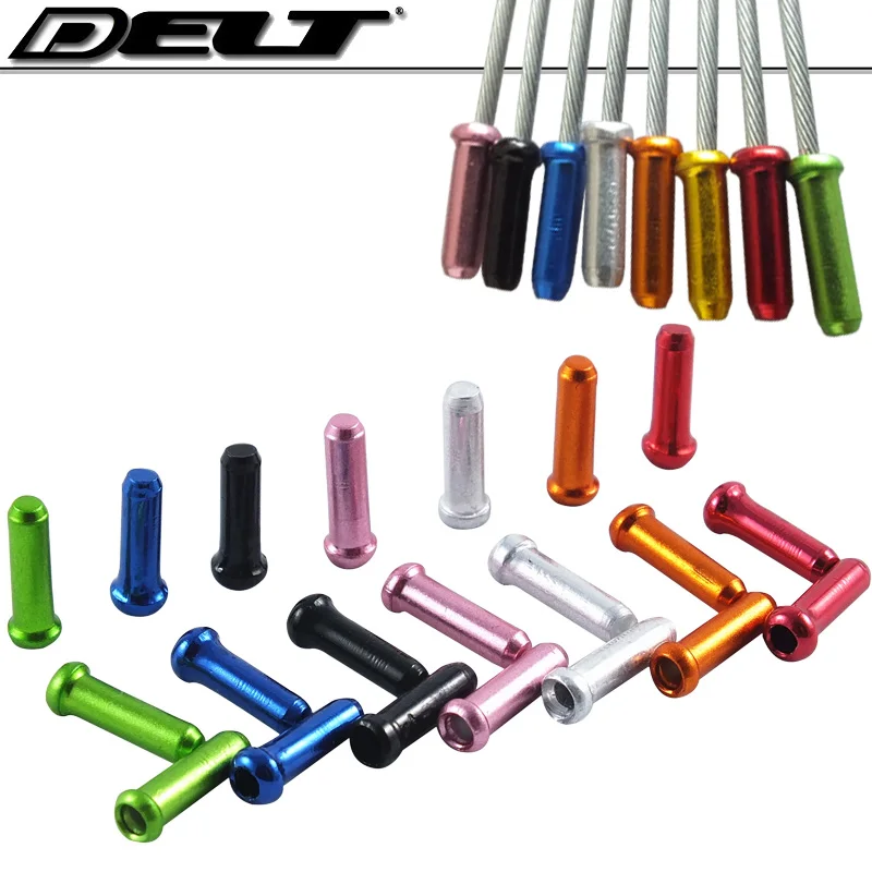 

20/60/100pcs MTB Road Folding BMX DH FR bike Bicycle Brake & Derailleur inner cable core End Caps tips black blue red green pink