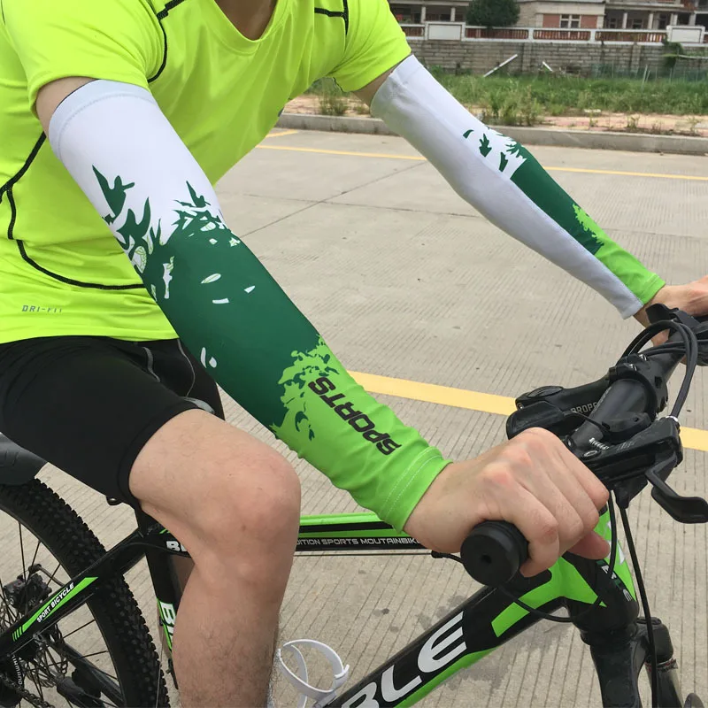 1 пара грелки для езды на велосипеде с защитой от ультрафиолетовых лучей, охлаждающий руку, рукава для кемпинга, езды на велосипеде, спортивная одежда, безопасность