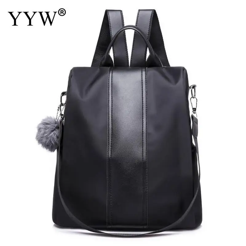 

YYW Laptop Backpack Lady Travel Bag Women Casual Daypacks Schoolbags Female Shoulder Bag Simple Students Teenager Girl Backpack