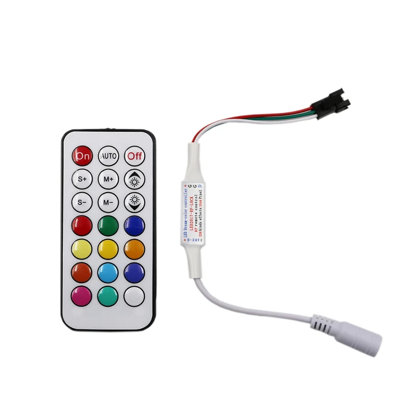 21Key WS2811/WS2812B светодио дный пикселей RGB контроллер удаленного Беспроводной РФ