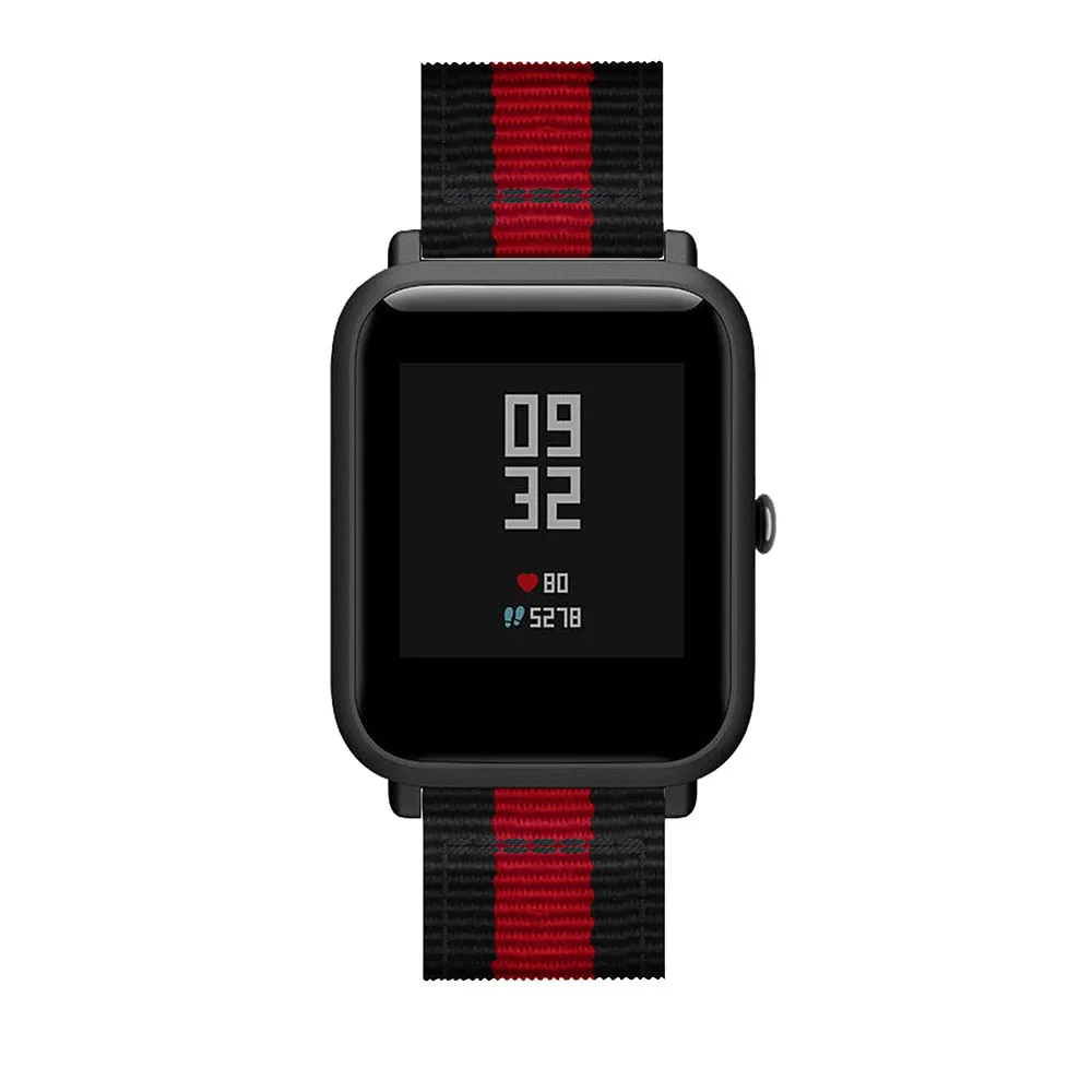 Ремешок нейлоновый для Xiaomi Huami Amazfit Bip BIT PACE Lite спортивный браслет смарт часов
