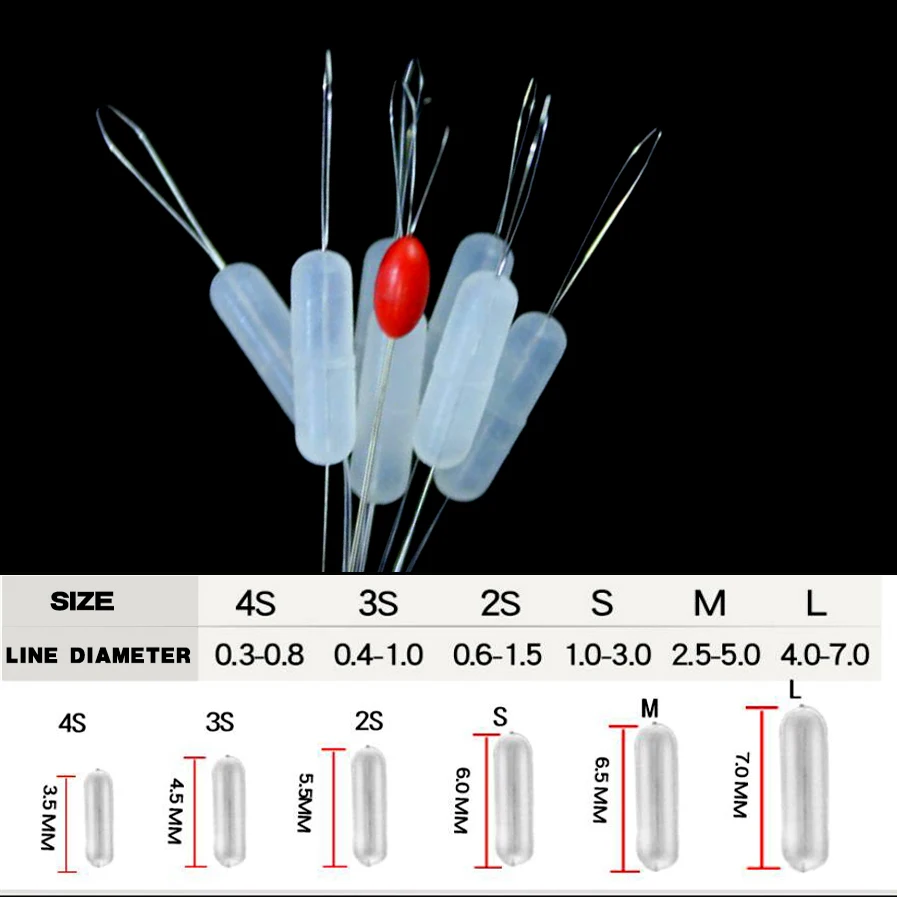 Новые 5 комплектов 40 шт. 7+ 1 рыболовные космические бобы Вертлюги клип разъемы рыба поплавок