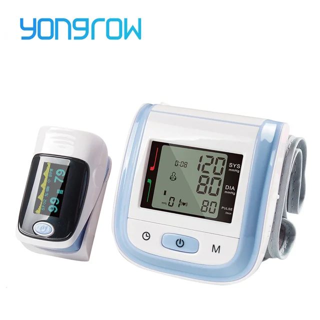 Yongrow Wrist Medical Digital Blood Pressure Monitor Sphygmomanometer