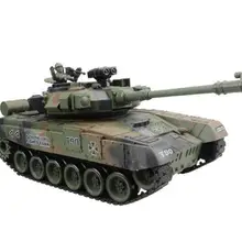 Радиоуправляемый танк, главный боевой танк, русская T-90, 15 каналов, модель 1/20, со звуком и пулей, эффект отдачи, модель танка, электронные игрушки