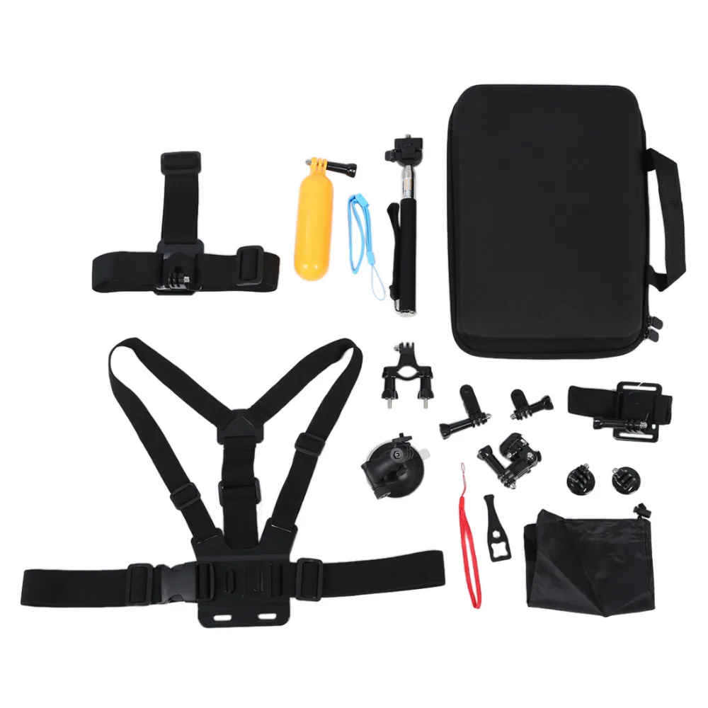 

17 in 1 Professional Accessories Set Bundle for GoPro HD Hero 4 3+ 3 Action Sports Camera Accessories