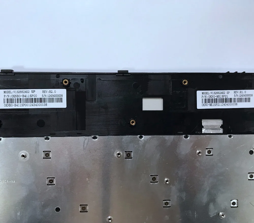 Новые оригинальные испанская клавиатура для ноутбука Asus G55 G55V G55VW G57 G57V G57J G57JK G57VW с подсветкой 0KNB0-B411SP00