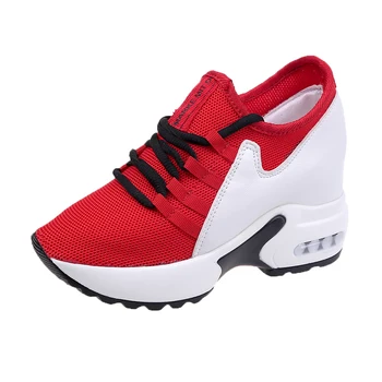 

Harajuku Style Student Casual Shoes Summer New Height Increase With Breathable Mesh Face Wild Women Shoes