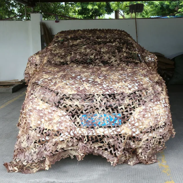 Camouflage Net Army Military Camo Net Car Covering Tent Hunting Blinds Netting Optional Size Long Cover Conceal Drop Net Top
