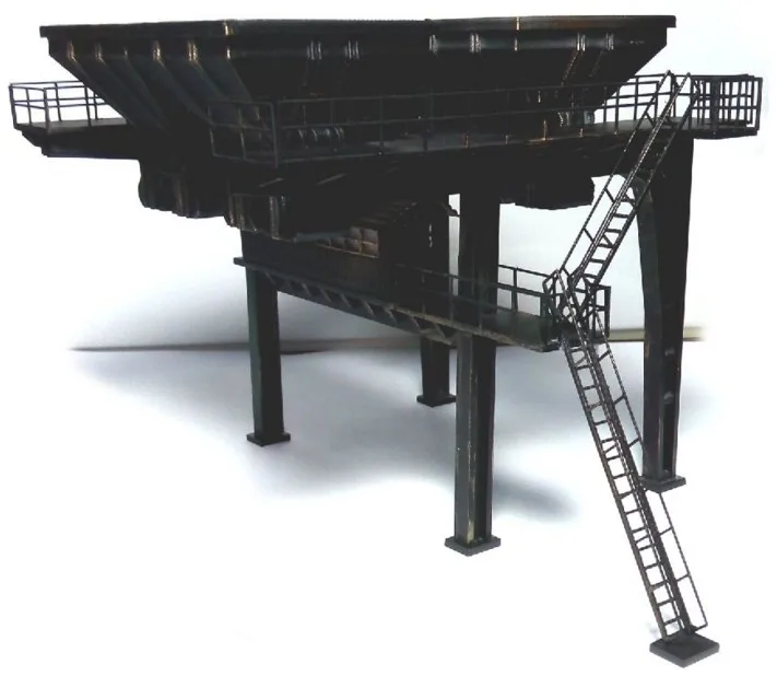 1/87 Model Train ho scale diy architectural stoker funnel 