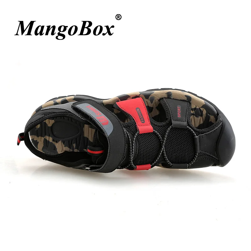 2018 New Beach Sneakers For Men Rubber Sole Mens Outdoor Sandals Breathable Beach Sport Shoes Male Summer Walking Men Sandals