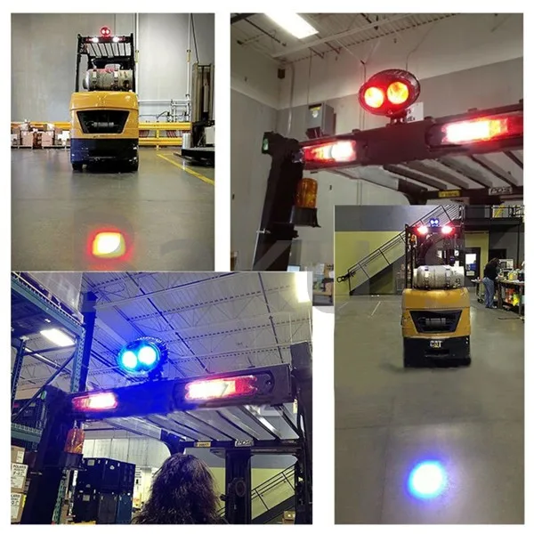 

20pcs X Safety Blue point Led Forklift light 10W 10-80v LED forklift warning lights, bule Light forklift