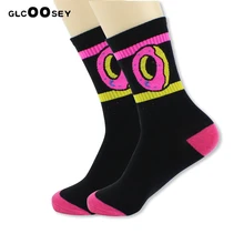 Женские Модные хлопковые носки, забавные носки с тортом и пончиком, новинка, пара пончиков, еда, сумасшедшие уличные носки для подростков, забавные носки Harajuku