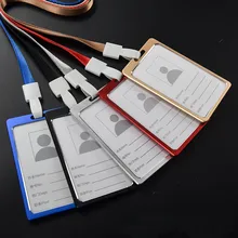 1 шт., для женщин и мужчин, держатели для рабочих карт, имя работника, Обложка для удостоверения личности, значок, Студенческая Обложка для автобусной карты, сумка, чехол