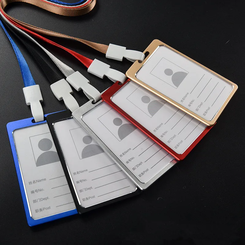 

1PCS Women Men Work Card Holders Employee Name ID Card Cover Work Certificate Identity Badge Student Bus Card Cover Bag Case