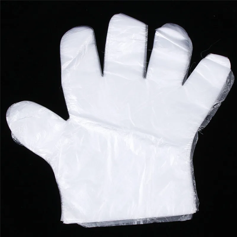 100 шт./компл. Эко-дружественных одноразовые перчатки Пластик для ресторана, дома, обслуживания питанием гигиены для дома Кухня Еда обработки
