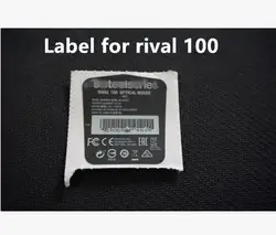 1 шт. оригинальный нижняя метка мышь этикетки для SteelSeries Rival 100
