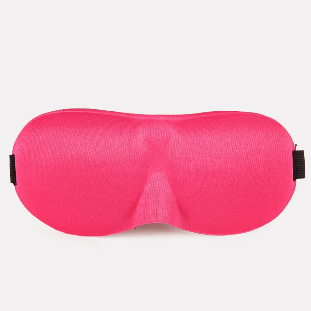 Для женщин мужчин Лидер продаж Eyeshade милые средства ухода для век крышка грустный 3D маска сна Отдых Аниме Забавный подарок сна повязка на глаз AA - Цвет: Pink