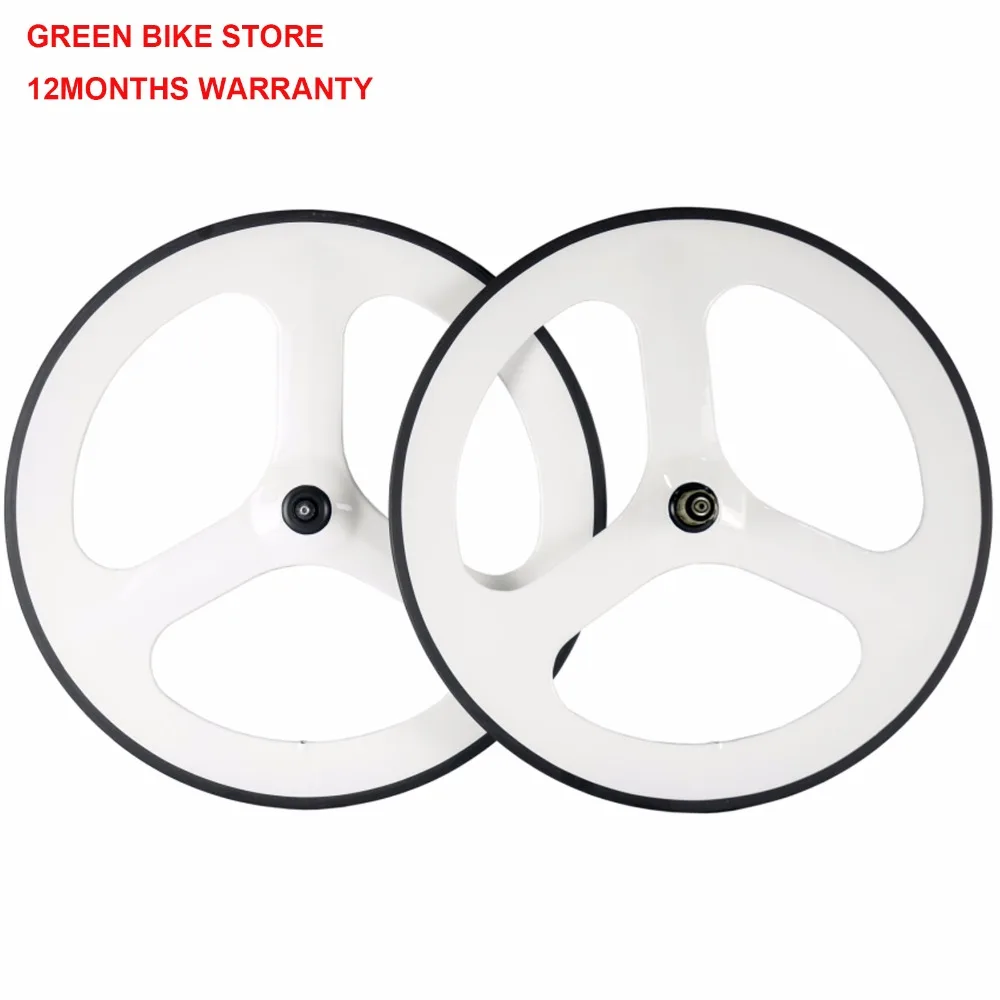 Full Carbon Fibre T700 Tri Spoke Wheel 65mm Depth 3 Spoke Wheel Road