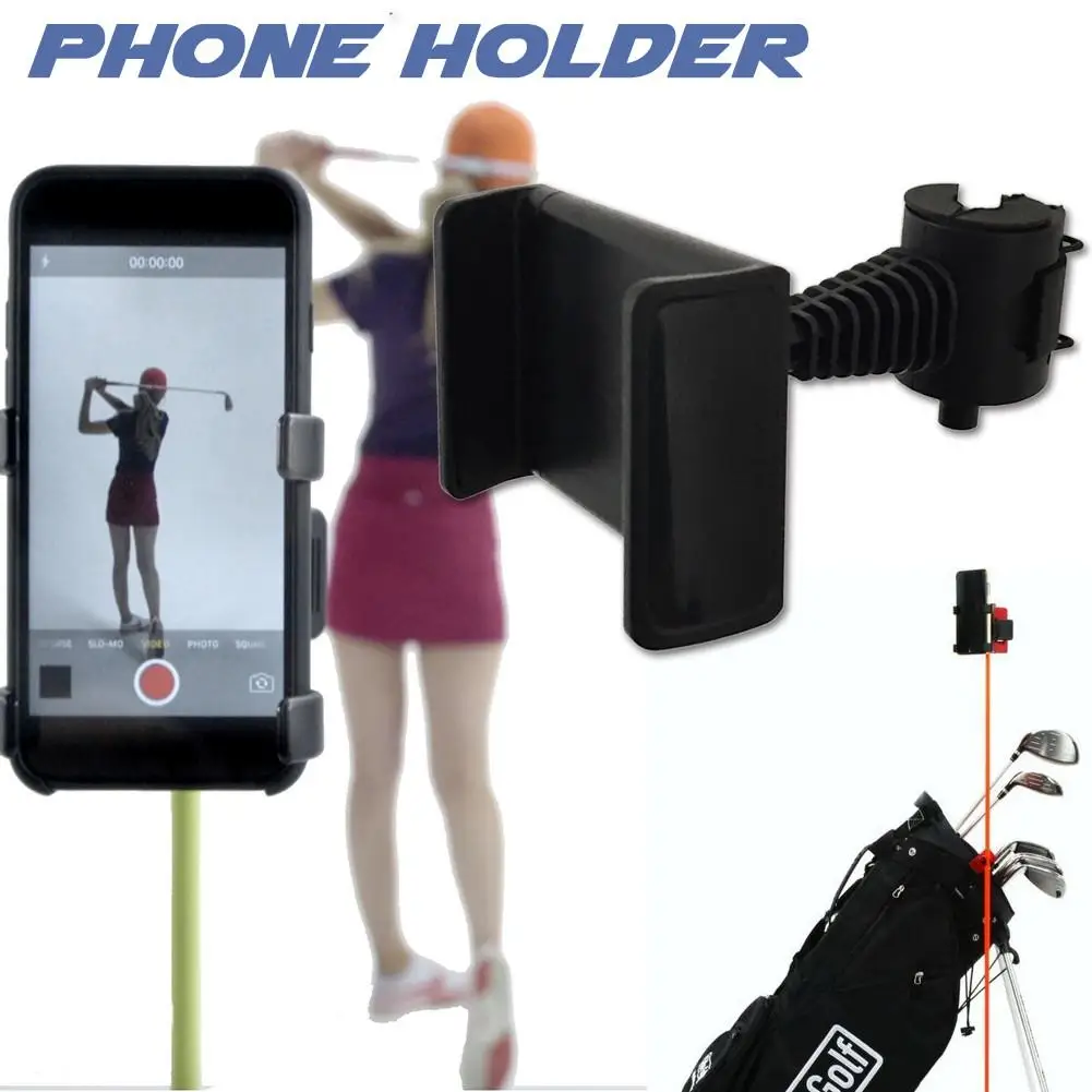 العالمي Selfie نادي الغولف ممارسة السجلات اكسسوارات الهاتف حامل جولف التدريب مساعد معدات الغولف سجل حامل
