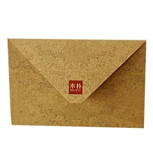 10 шт./лот Винтаж ретро крафт бумага конверт для бизнес карты Высокое качество школьные офисные поставки