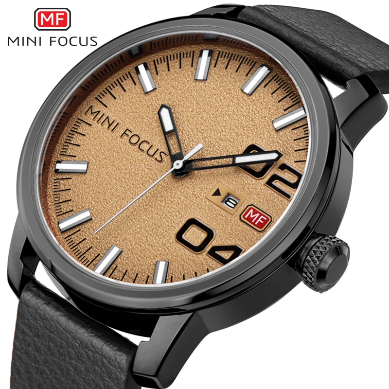 MINIFOCUS Fashion Men Watches Leather Strap Men's Wristwatch Quartz Watch Waterproof Montre Homme Male Clock Relogio Masculino MINIFOCUS Fashion Men Watches Leather Strap Men's Wristwatch Quartz Watch Waterproof Montre Homme Male Clock Relogio Masculino