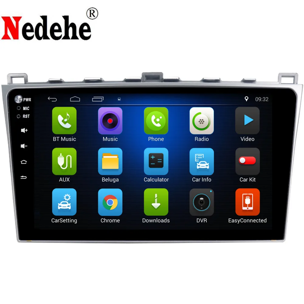 Flash Deal Nedehe Android 8.1 Quad core 10.1 inch for Mazda 6 2008 2009 2010-2015 car radio car dvd gps navigation car console audio player 1