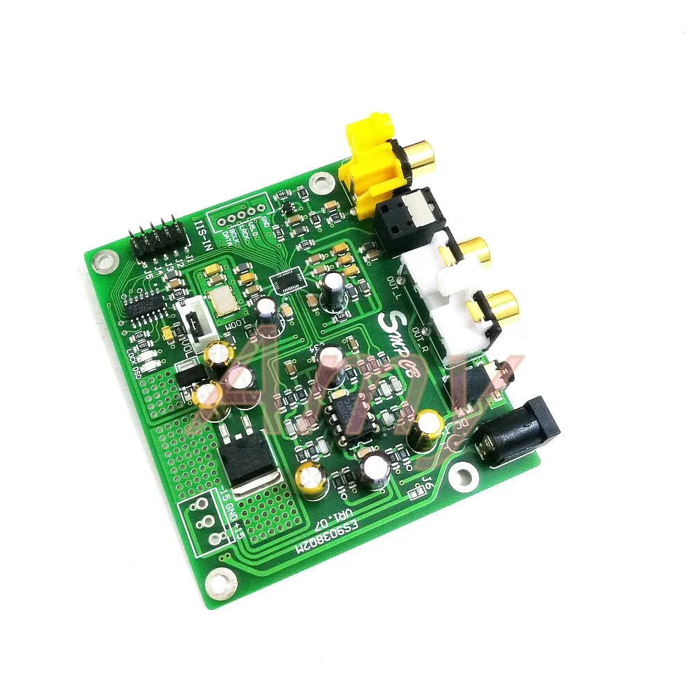 Плата декодирования ES9038 Q2M DAC DSD поддерживает IIS 384 кГц коаксиальный DOP|radiator| |