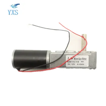 

GW31CT DC Motor High Torque DC 6V DC 12V DC 24V 1.8RPM 2RPM 4RPM 4.2RPM Single Double Shaft Gear Box Motor
