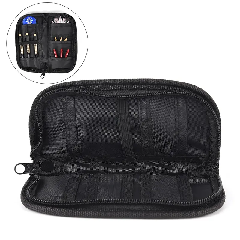 Дартс аксессуары чехол для переноски кошелек карманы держатель сумка для хранения Черный Прочный 1 комплект