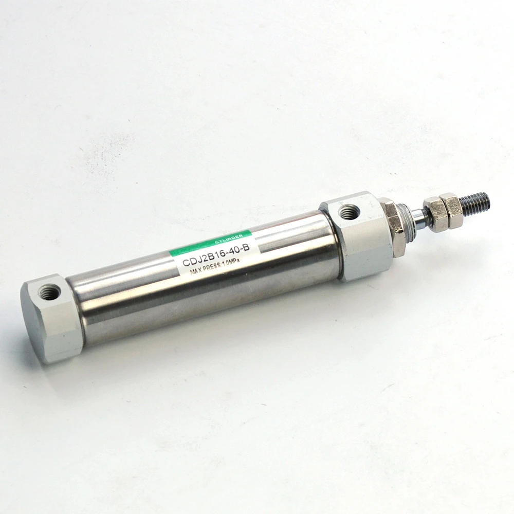 

CJ2 Pneumatic Standard Type Double Acting Single Rod Air Cylinder Bore 10 12 16mm Stroke 10 15 20 25 30 40 50 60 75mm S/M/Ctype