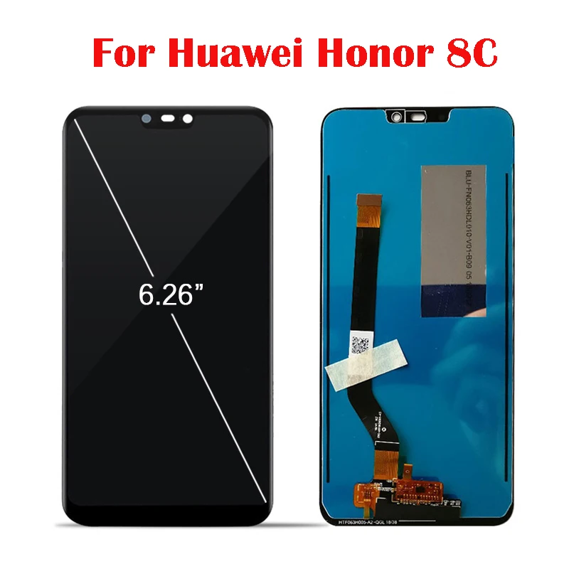 

6.26" LCD For HUAWEI Honor 8C LCD Display Touch Screen Digitizer For Honor 8C Panel Display 8C 1520x720 BKK- AL10 L21 Original
