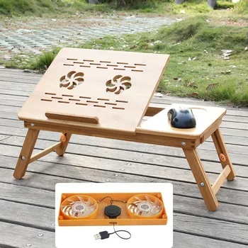 

Computer Desk home Furniture bamboo folding table laptop table soporte notebook desk portable laptop stand escritorio 54*34 CM