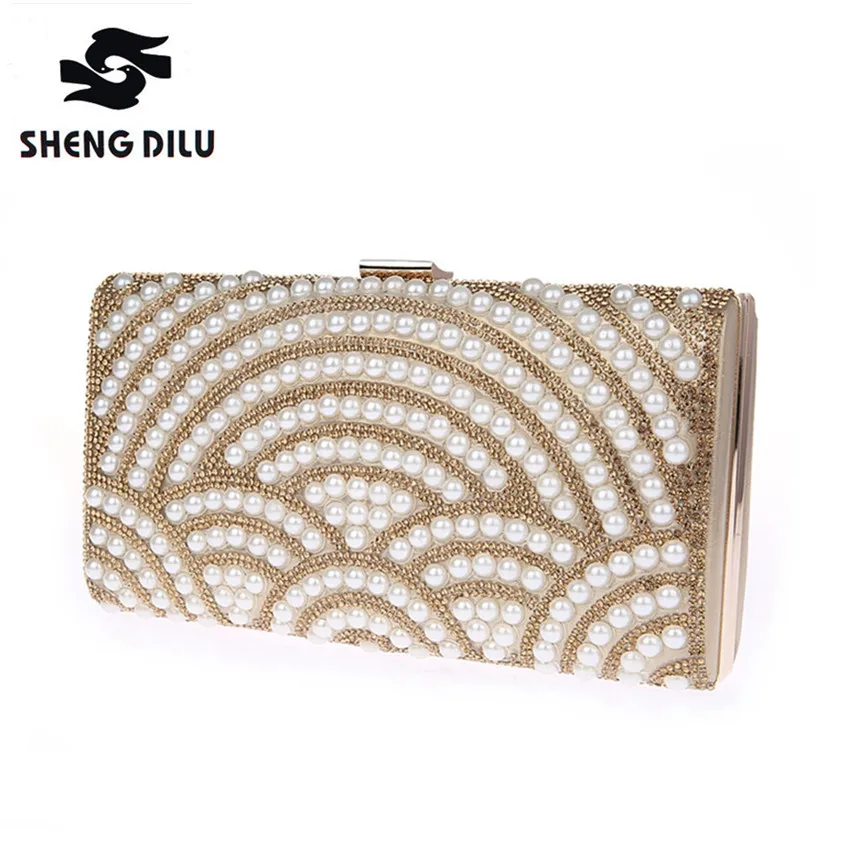 

Hot Fashion Women's Luxury Golden Clutch Bag Ladies Handbags Brand Women Clutches Bags Sac A Main Femme 2017 Short Handle Clutch
