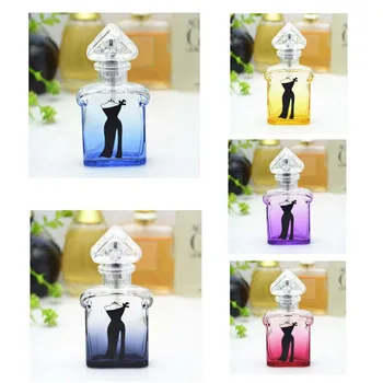 

Capacity20ml 100pcs/lot Little black spray bottle ,points bottling colorful empty glass bottles sealed pretty ,glass bottle
