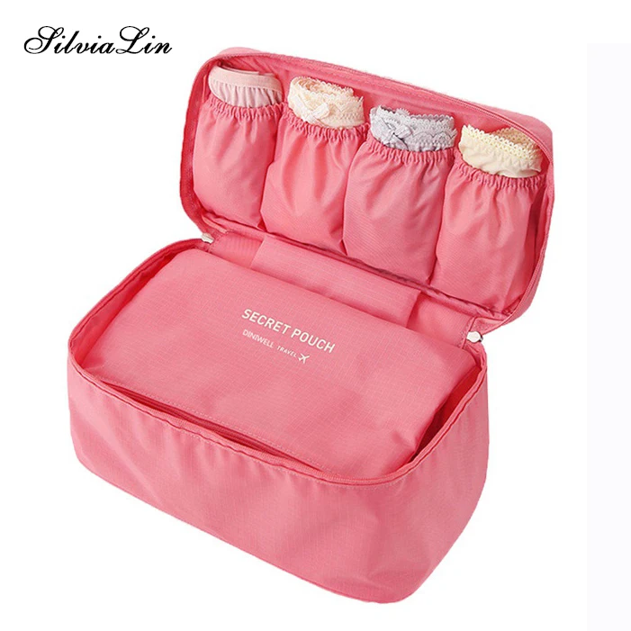 

2018 Leisure Travel Multifunctional Female Bra Pack Socks Lingerie Storage Cosmetic Bag Cosmetic Organizer Package