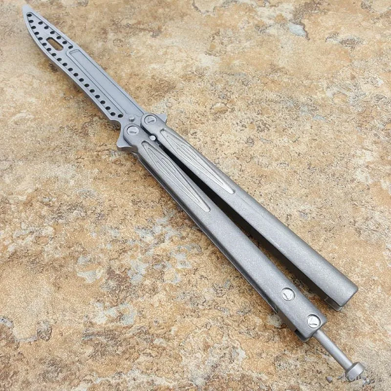 Бабочка нож для тренера Tachyon III D2 лезвие титановая ручка Jilt нож не острый охотничий нож складной карманный нож