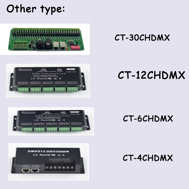 DC9V 24V 2A 30CH Канал DMX 512 декодер диммер драйвер RGB контроллер|rgb controller|dmx decoderdmx |