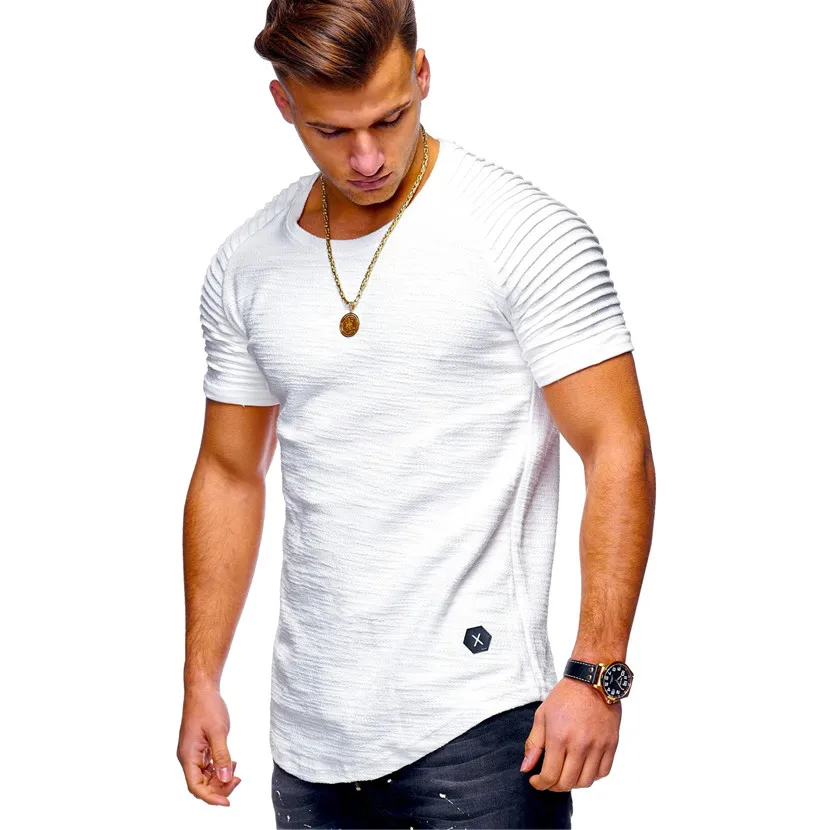 white tall tee