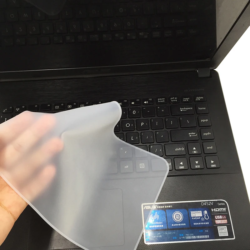 

Clear Protector Cover Universal Laptop Silicone Keyboard Skin for 13"14"15"17"